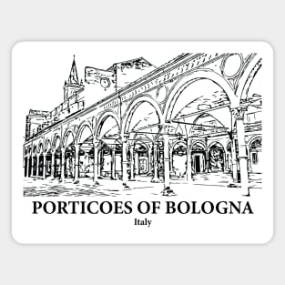 Porticoes of Bologna - Italy Magnet